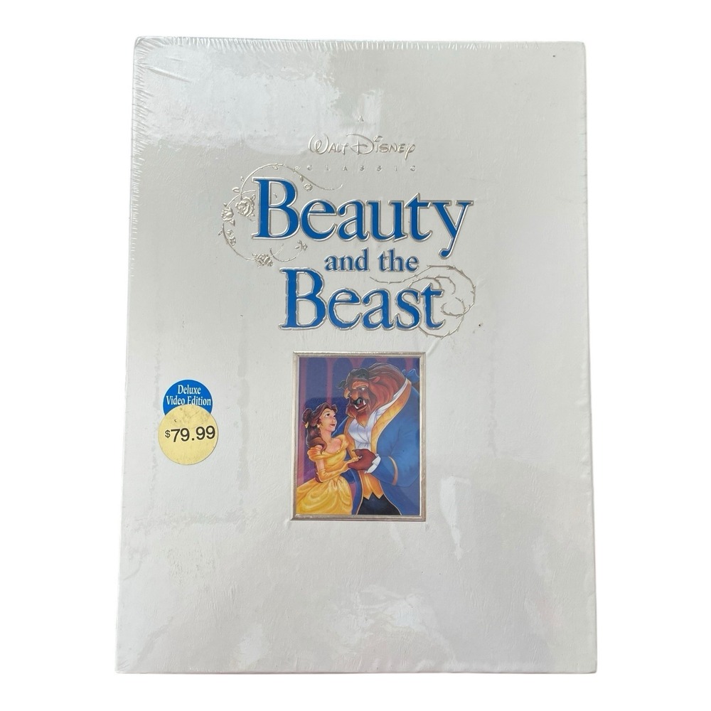 Beauty and the Beast Deluxe Video Edition VHS & CD Sealed